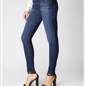 True Religion Casey Low rise super skinny jeans designer fade comfortable